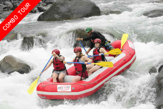 Whitewater Rafting & Hot Springs in Arenal