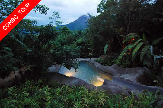 Safari Float, Catarata de La Fortuna, Volcán Arenal y The Springs