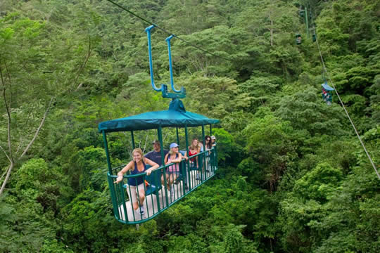 Rainforest Aerial Tram in San Jose